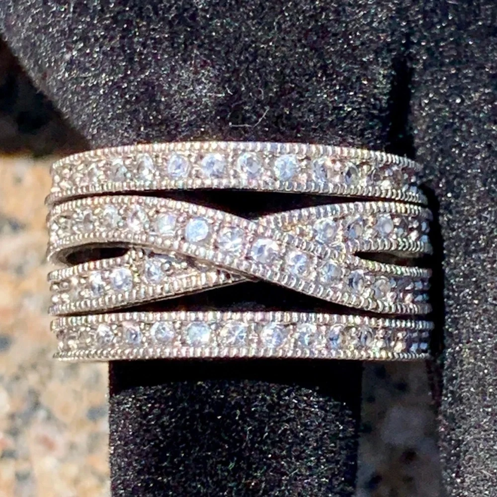 🔥🔥NBW VICTORIA WIECK STERLING SILVER RING🔥🔥 - Picture 2 of 5